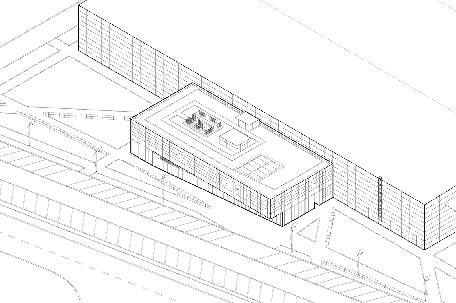 Biurowiec Skawina – rysunek A02