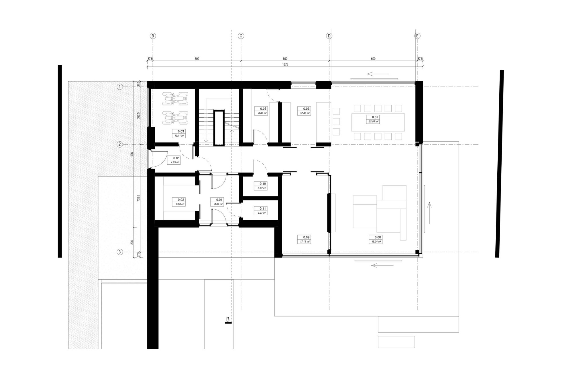 Dom Warstwowy – rysunek A02
