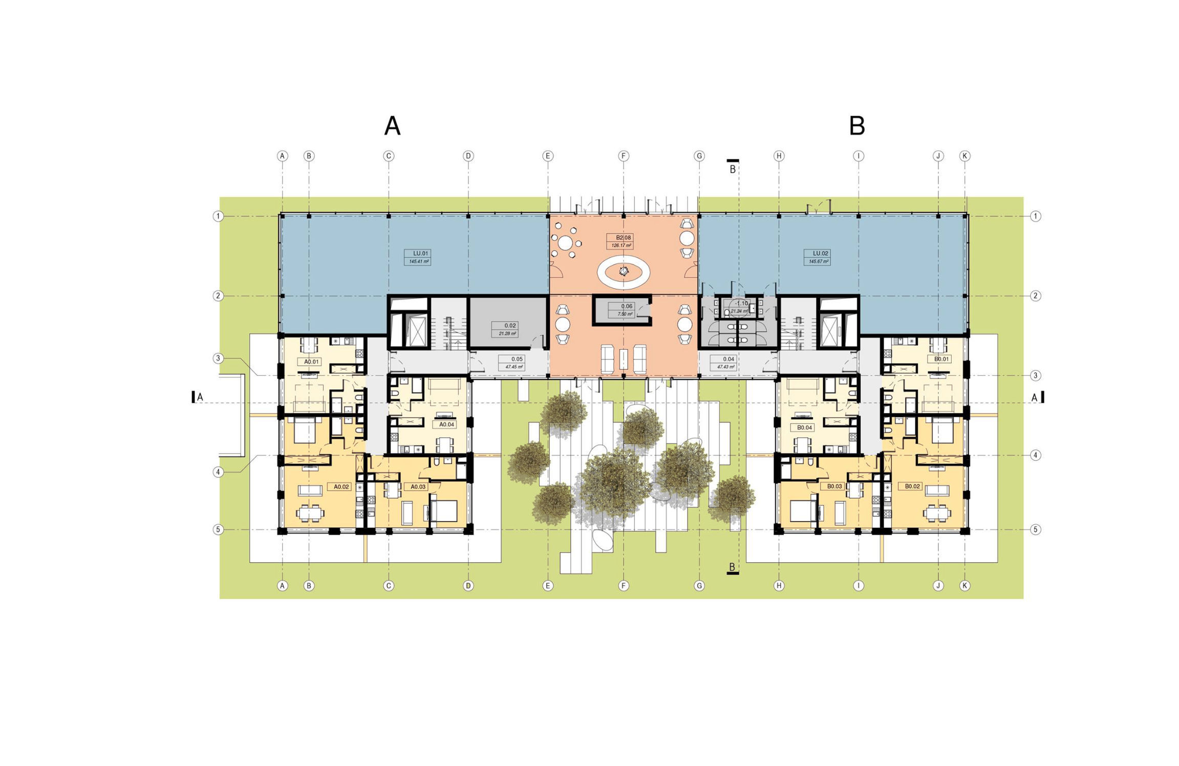 Jasny Dwór – rysunek A02