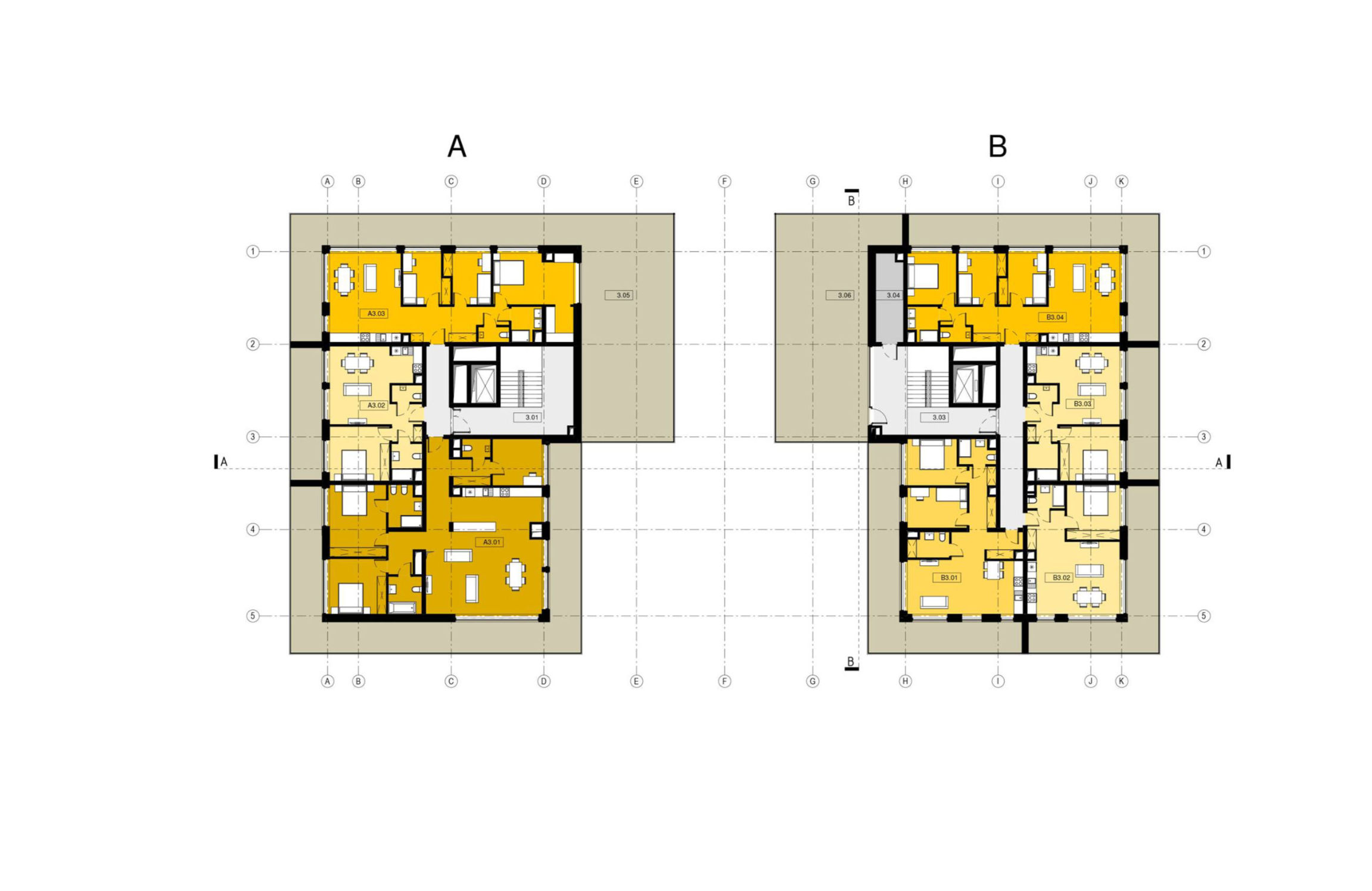 Jasny Dwór – rysunek A04