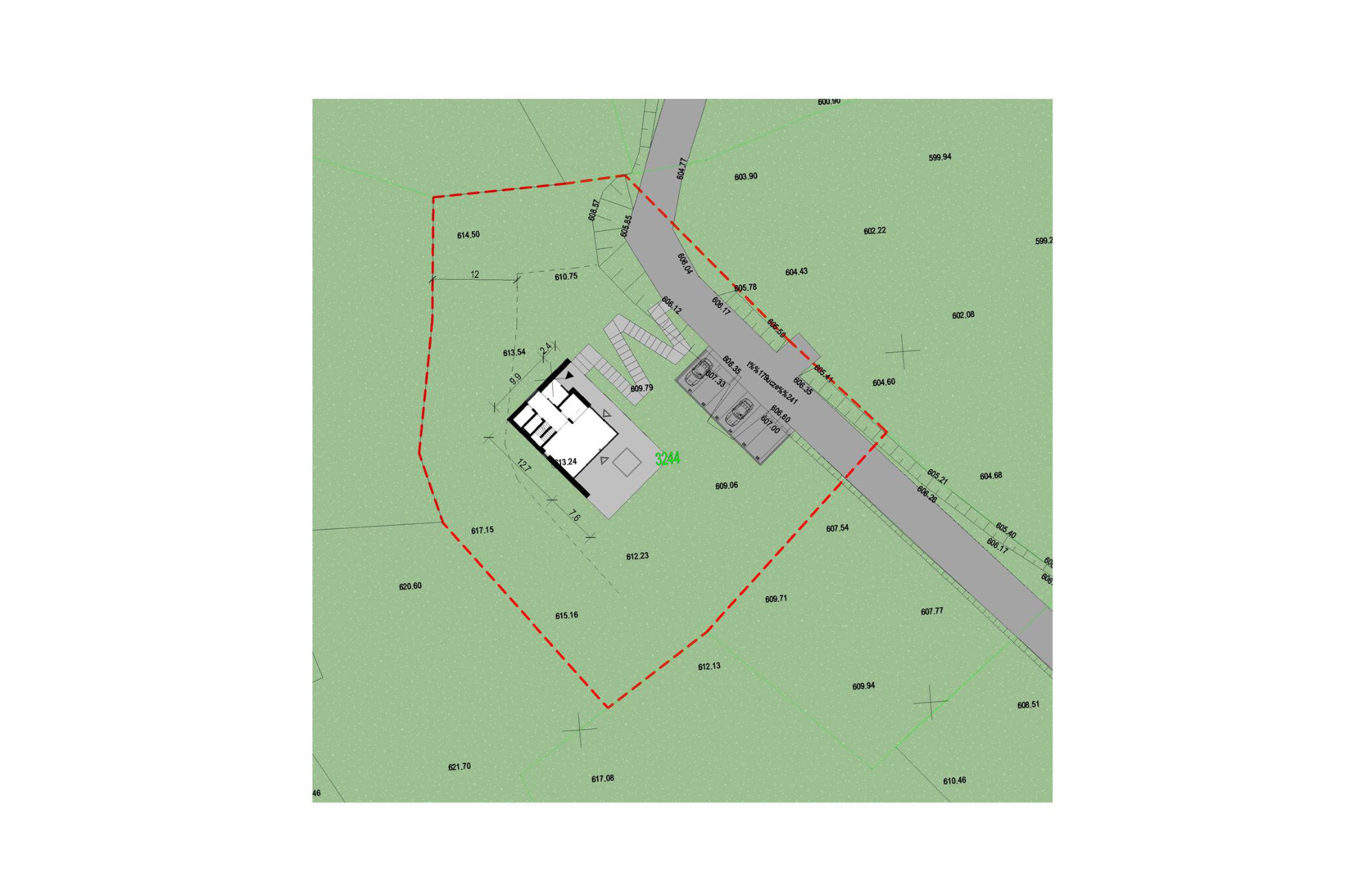 Dom Imprez – rysunek A01