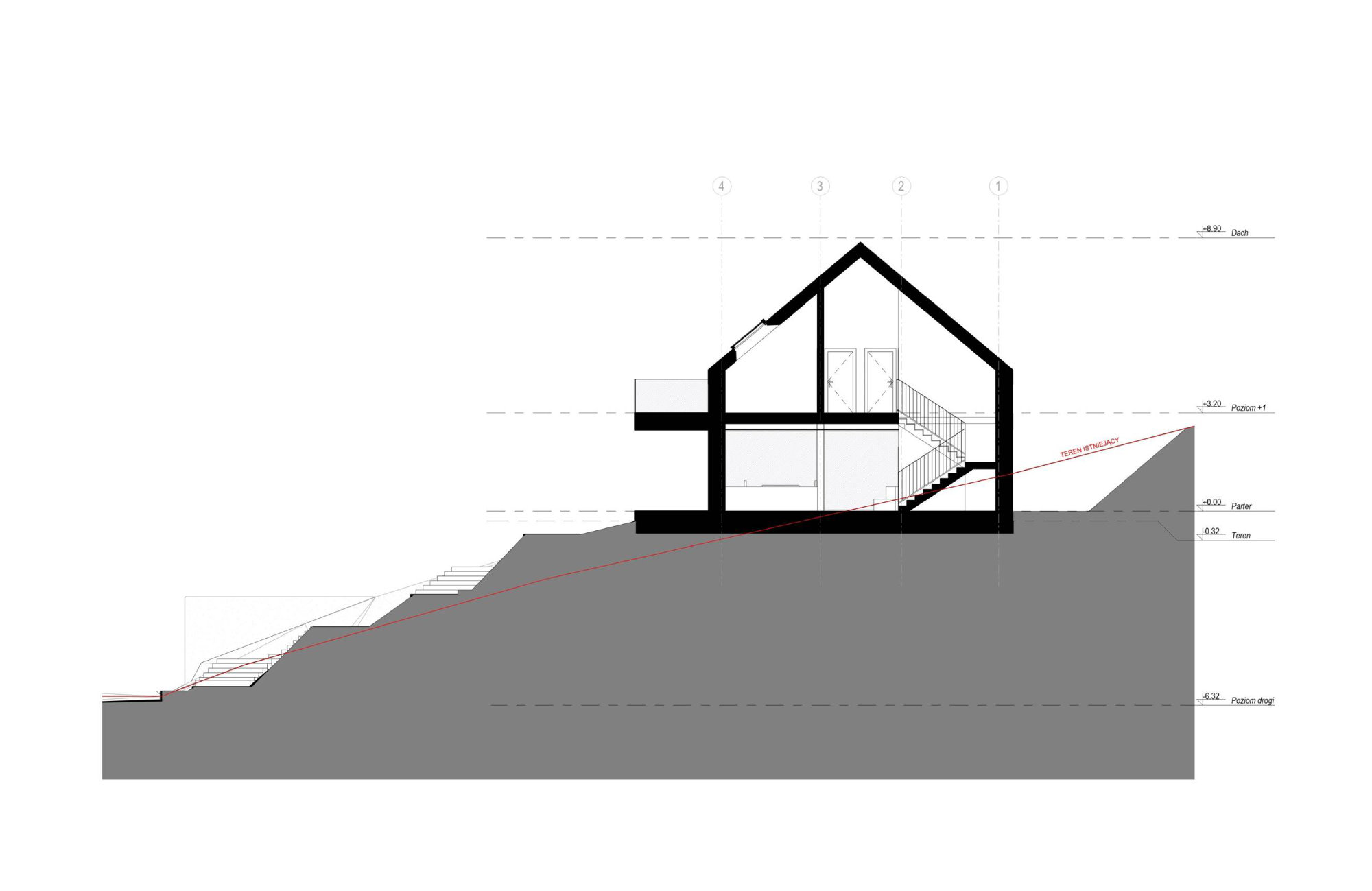 Dom Imprez – rysunek A04